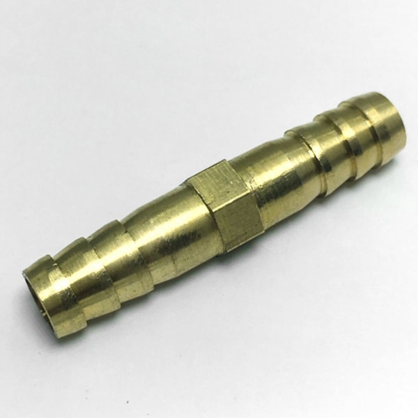 Mässing Metall Slanganslutning Adapter Slang Hane Koppling 8mm