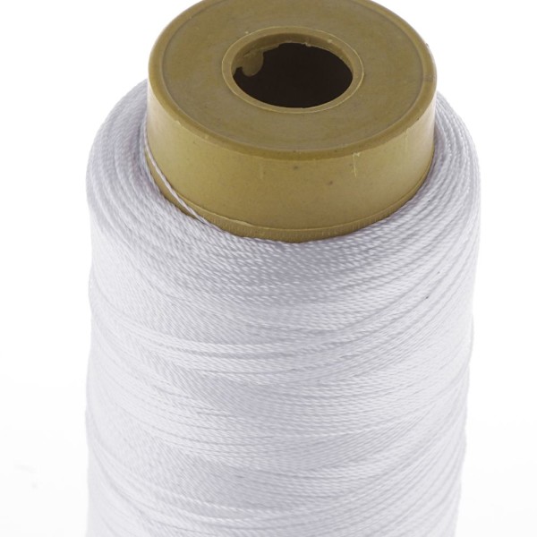 210d Polyester Allround Sytråd för Sömnadstillbehör, 1 Rulle, Vit