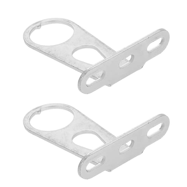 2pcs Universal Bicycle Basket Support Bracket Front Fork Light Holder Bicycle Basket Rear Mounting Bracket Silver Silver 8.30X6.30X2.20CM
