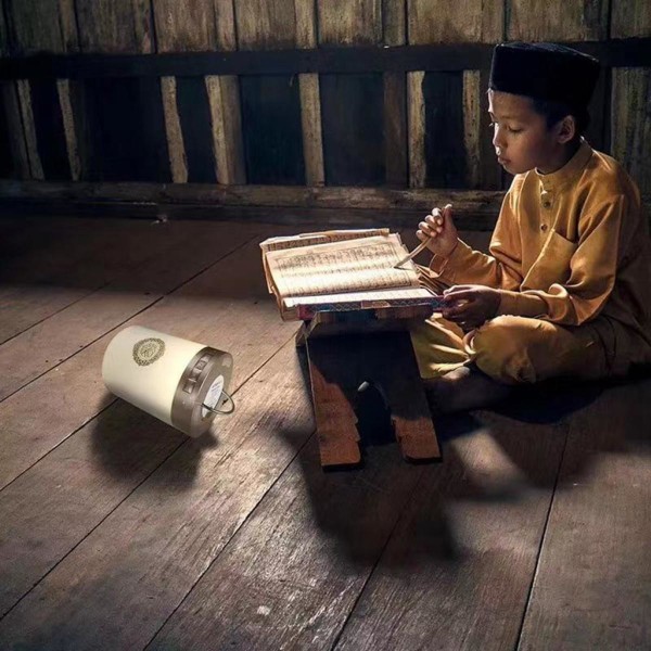 Färgglad nattlampa kit Bluetooth högtalare Koranen Muslim Hajj Presenter med fjärrkontroll