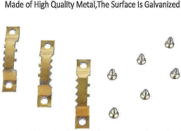[RM]100 stk. 25x12mm Savtakkede Ophængssæt til billedrammer