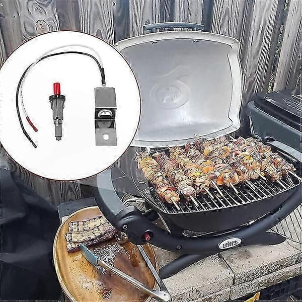 Udskiftningssæt til gasgrilltænder-elektrode til Q2000, Q1000, Q200, Q100-serien