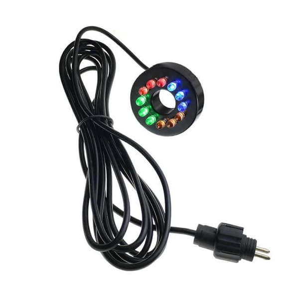 ABS-lys Have Udendørs Under Lys Til Tank Led-lys LED Springvand Damme Vandlys Multicolor  12led