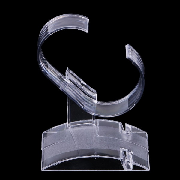 Transparent klocka smycken display stativ disk klocka display stativ dekor #6