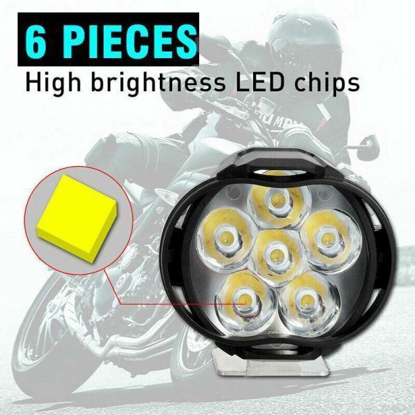 Motorcykel Lampa Strålkastare