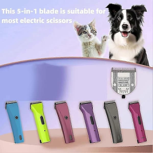 Justerbart 5-i-1 professionelt dyreblad til WAHL Arco, Bravura, Chromado, Creativa, Figura, Motion klippere