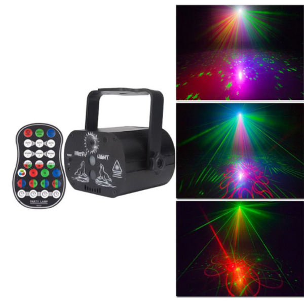 LED Disco Party DJ Scenljus Ljus RGB För KTV Club Uppladdningsbar