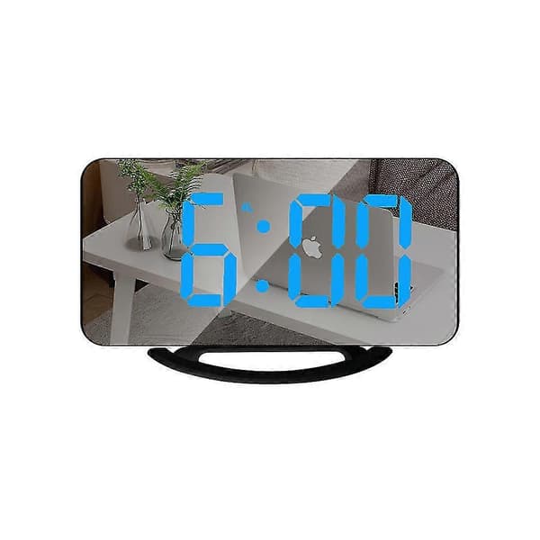 Digital väckarklocka, väckarklockor för sovrum, stor display spegel style3