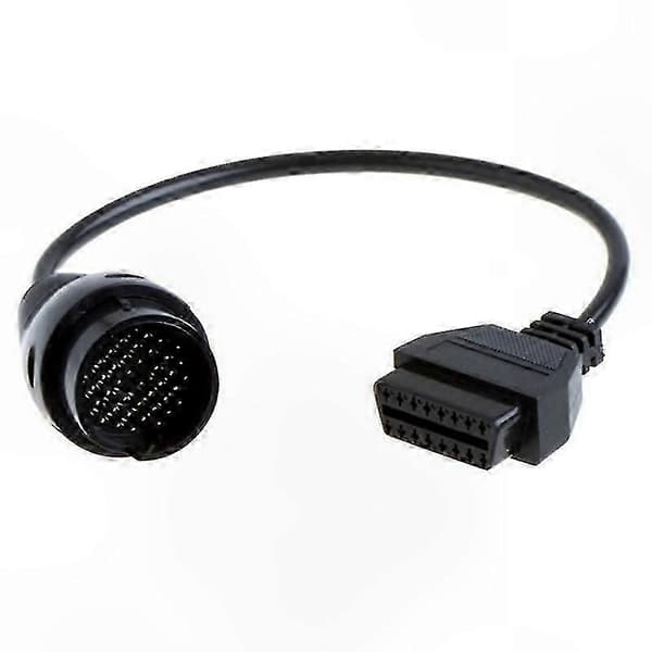 38-bens til 16-bens OBD2 diagnostisk adapter til køretøjer med 38-bens stik black