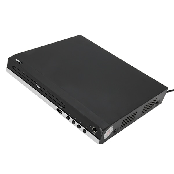 [RM]Mini DVD Player 1080P Support AV Output Remote Control HD Multimedia Interface DVD CD Player with USB Port 110‑240V EU Plug 0.5