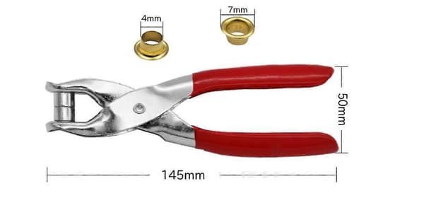 Øjetænger med 40 runde øjer | 4 mm [MI]