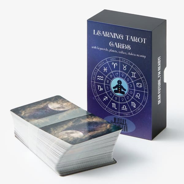 [RM]Tarot for beginners, Tarot cards with meanings, Keyword Tarot deck, Learn Tarot, Planet