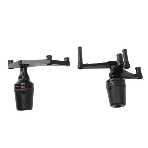[RM]2 pcs Motorcycle Frame Sliders Crash Protector Stainless Black Strong Protection Anti-Collision Frame Sliders Replacement for DUCATI PANIGALE V4 2018‑2019
