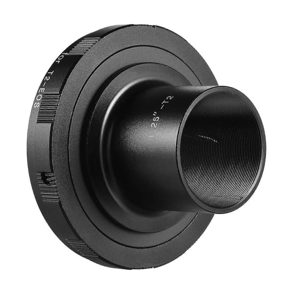 Replacement Ring for Canon EOS Camera 1.25-inch T2 Adapter with Photography Eyepiece and Noise Reduction Function black