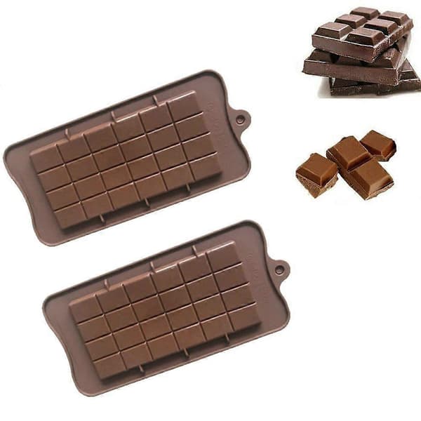 Sjokolade Silikon Dessertform-24*2 rutenett-2 stk