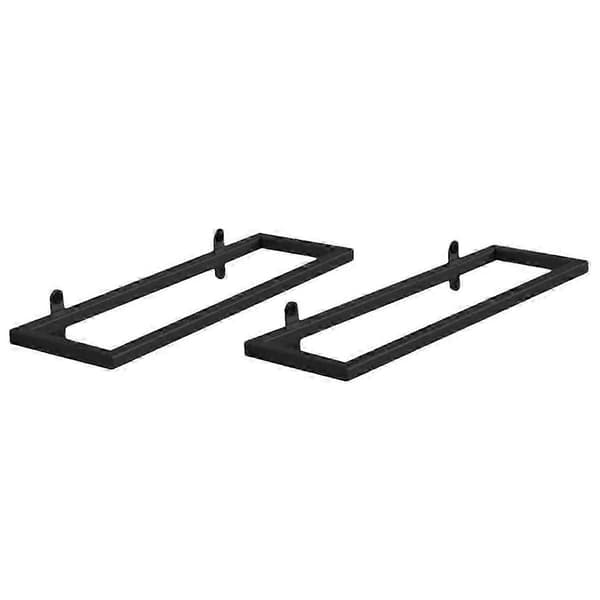 Seinään kiinnitettävä metallinen viiniteline