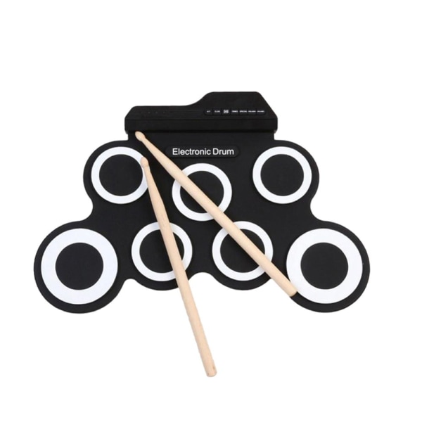 bärbar roll-up trumma kit med inbyggda högtalare