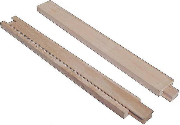 Træskuffeskinner 40 cm Klassisk Træ Centerstyreskinne (15-3/4')