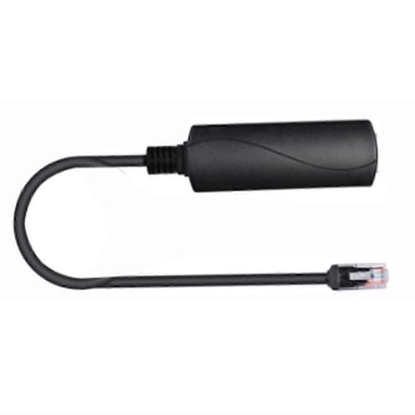 48V til 24V POE-konverter med 100M Ethernet-hastighed PoE til 24 spændingsregulator tilstand B kompatibel med passiv N Black
