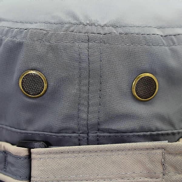 Pxcl Unisex Polyester Hurtigtørrende Udendørs Solhat Med Sammenfoldelig Nakkeafskærmning Fiskehat