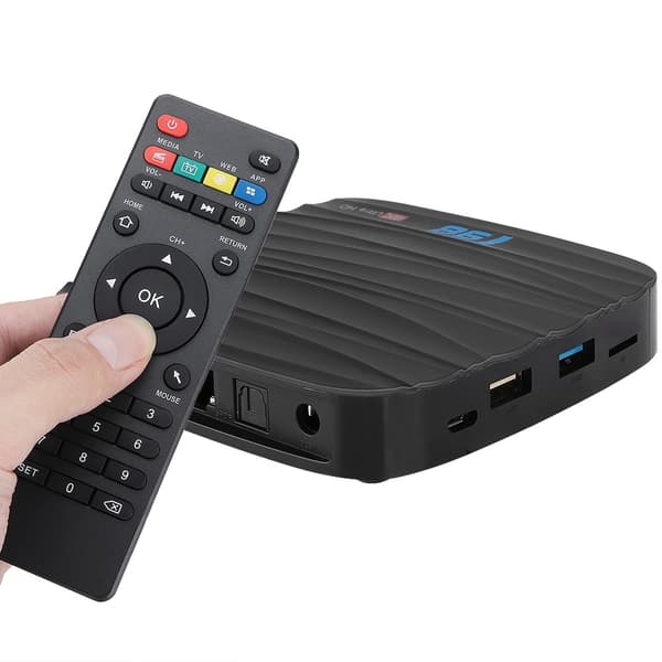 [RM]T98 H6 2+16G Quad Core Smart TV Set Top Box til Android 8.1 110-240V