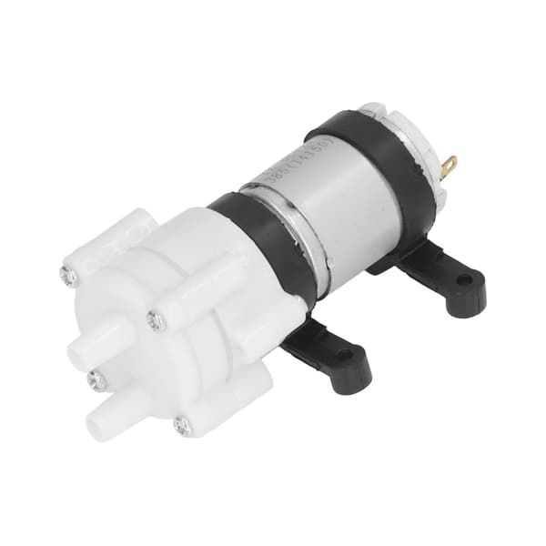DC 12V Water Pump Self-Priming Diaphragm Pump for Home 385 Motor PVC Bracket 3 Meter Lift 0.1