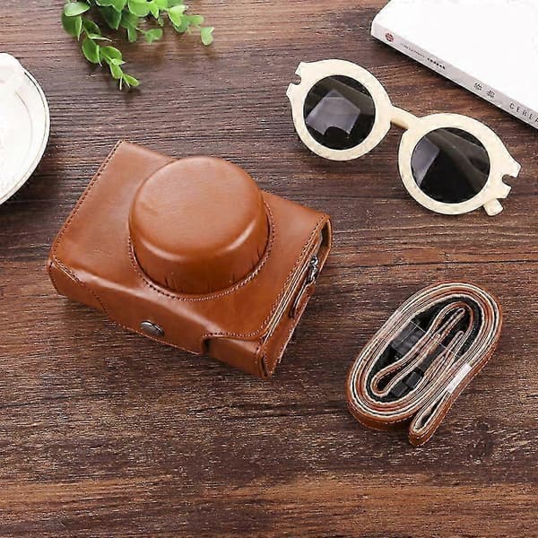 [RM][LCS] Protective Real Leather Camera Case for Fujifilm X10 X20 X30 X100 Series SxY Model Compatible Accessories Coffee