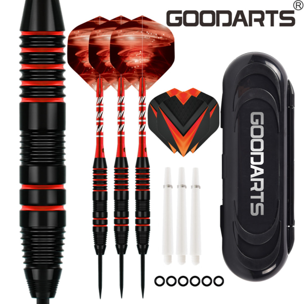 Dartset med ask för födelsedagspresent red