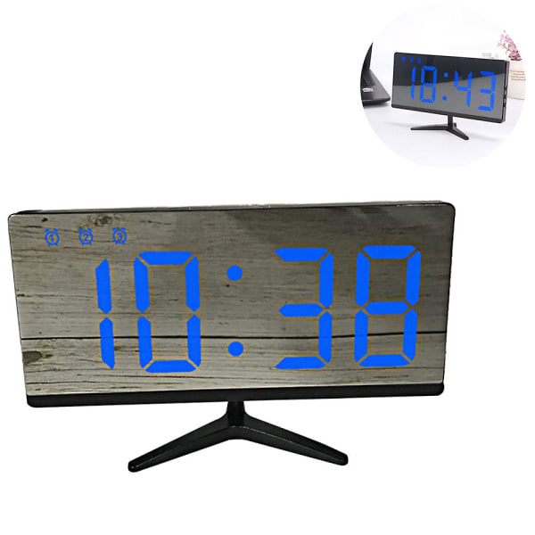 Digital Väckarklocka, LED Väckarklocka med LED-display och 4 Justerbara Lägen