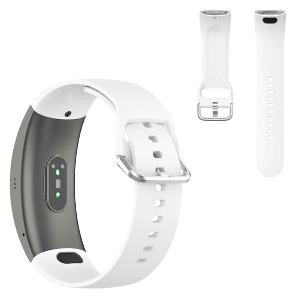 Amazfit X coolt klockarmband i silikon - Vit / Storlek: S Vit white
