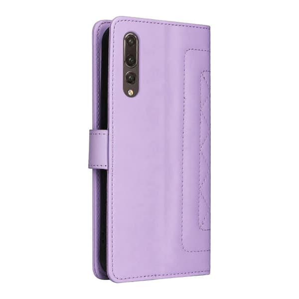 [RM] Läderfodral med flipp för Huawei P20 Pro Light Purple