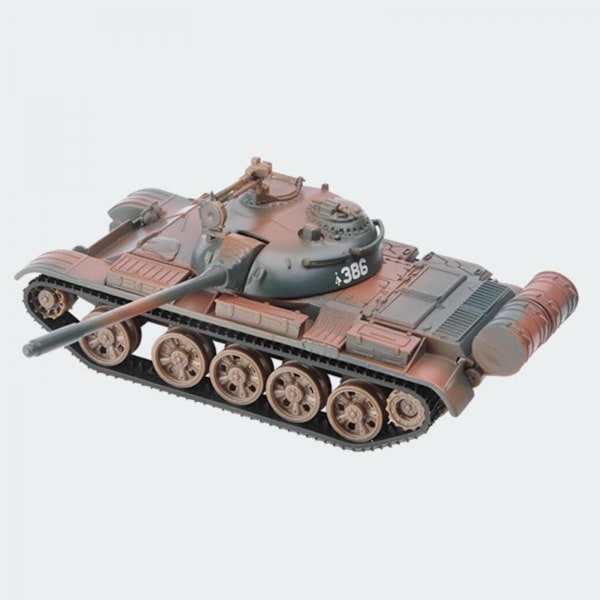 Legering 1:43 Skala T55 Tank Modell Byggsats 3D Pussel Leksaker Samlingar Bordsdekoration