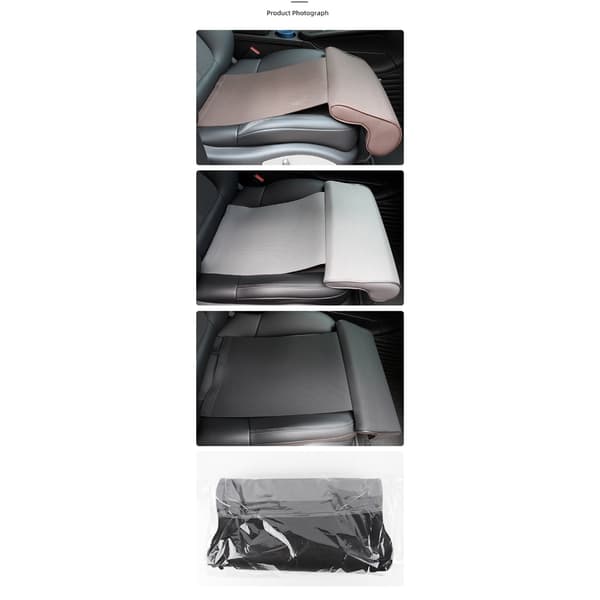 [RM]Universal Car Leg Support Cushion Ergonomic Design Stress-Reducing Solution Black 0.47