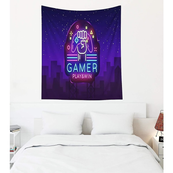 Easter Gamer Spela Win Logo Neon Annonsmall Game Night Style