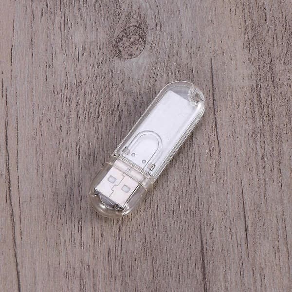 [RM]USB LED-lys Bærbar Mini Bordlampe til Belysning Varmt Lys