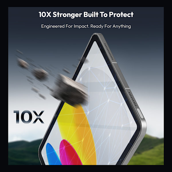 2-Pack Apple iPad 11 (A16) 2025 Screen Protector - Tempered Glass 9H - Super Quality 3D[RM]