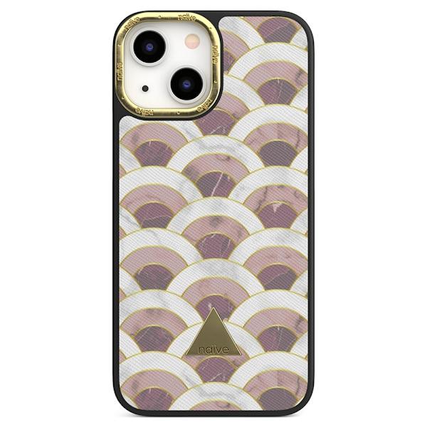 [RM]Naive iPhone 13 Mini Cover - Pink Marble Wave