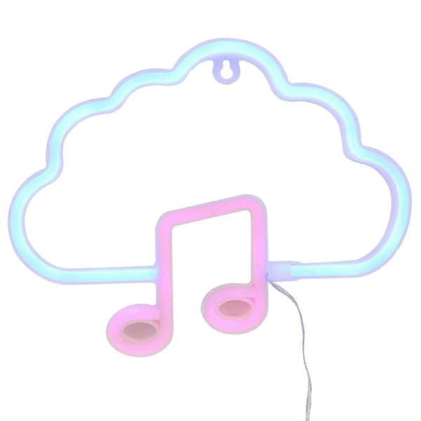 [RM]Cloud Neon Light Dekorativ Musikknotat LED-skilt for soverom