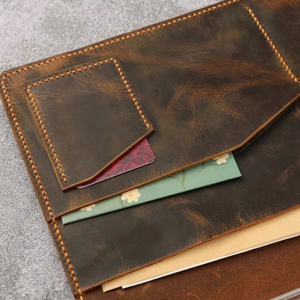 [RM] Personalized Genuine Leather Folio Case for reMarkable Paper Pro with Pen Holder