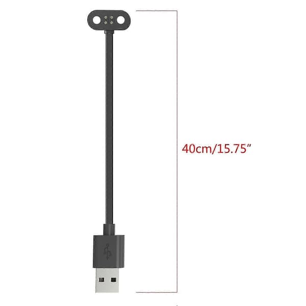 USB 4-bens magnetisk suge-USB-opladerkabel Hurtigopladningskabel til Mojawa Run Plus-øretelefon