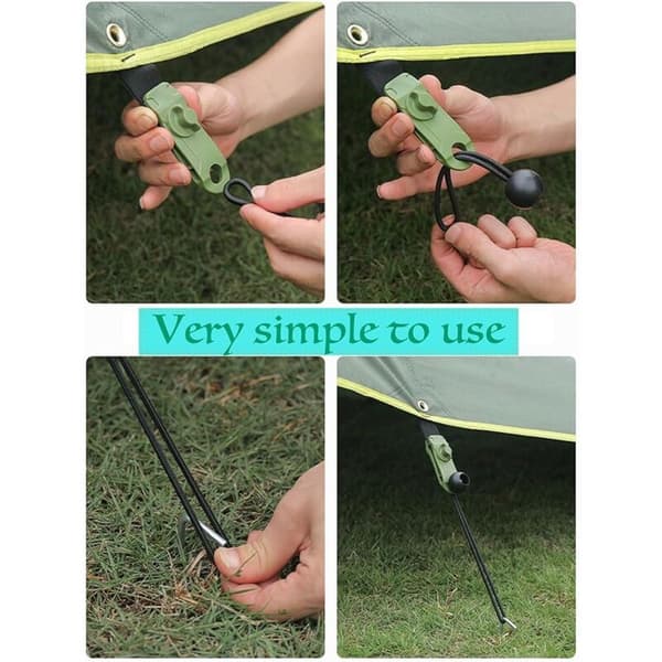 [RM]30 stk. elastik med kugler, 3,5 mm tykke elastiske presenningsstropper til banner, pavillon, telt, camping - meget stærke (30)