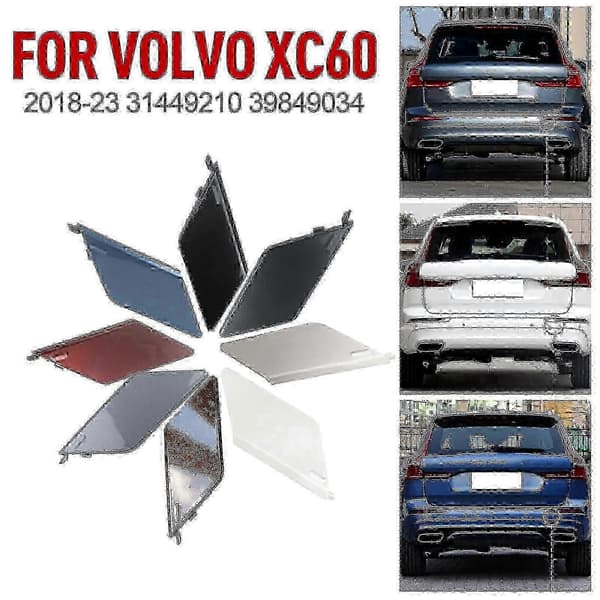 VOLVO XC60 (2018 - 2023) Dragkrokslock Bakre Stötfångarlock Night Silver