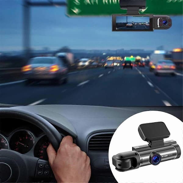 [RM]Dobbel Dash Cam, Dashcams for biler med IR nattsyn og loop-opptak