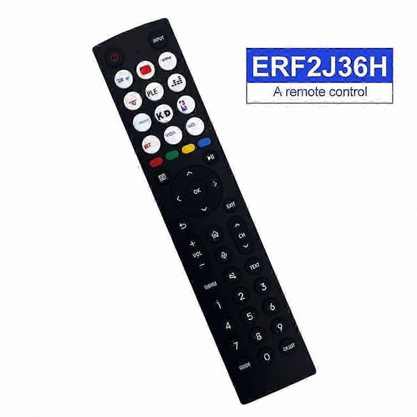 Fjernbetjening til Smart TV-erstatning uden stemmefunktion 43A6K A22443H 75A6 A22443 Black