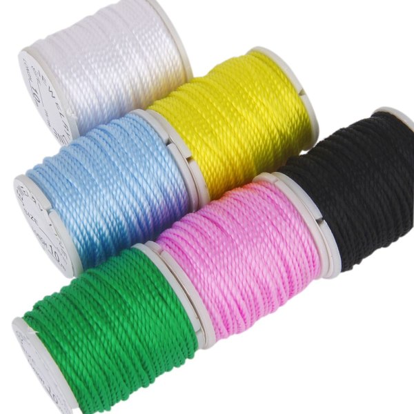 Nylon Gummisnöre Nylonrep Färger