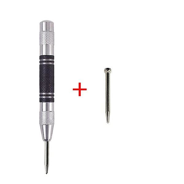 Automatisk Centerpunch Allmän Träbearbetning Metallborr Justerbar Fjäderbelastad Automatisk Punch Handverktyg