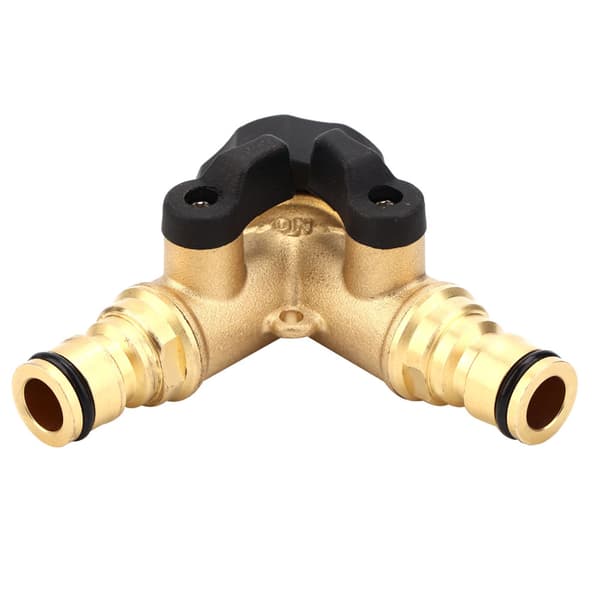 [RM]G1 FNPT DN25 Copper Garden Hose Connector Faucet Splitter Tool Accessory 0.3