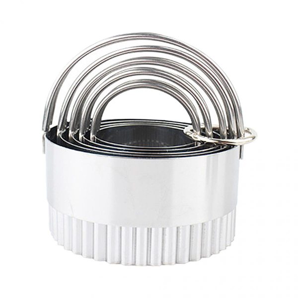 Cirkel Bakform Kök DIY Bakning Fondant Tårtform Ring Stil A