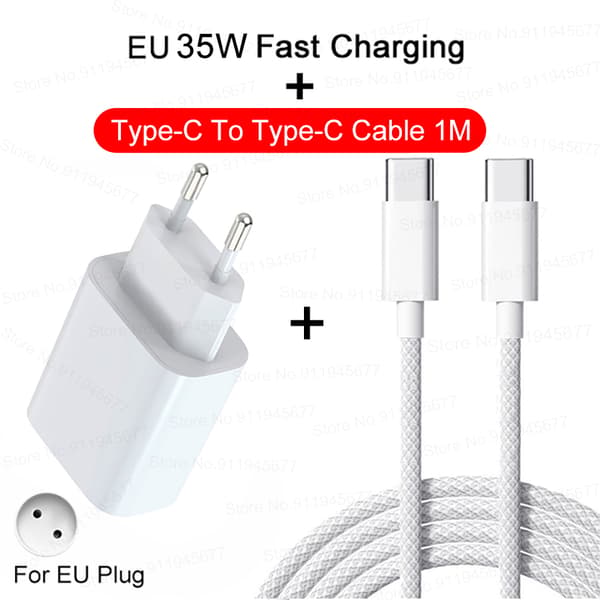[RM]Hurtig USB-C-oplader til iPhone 17 Pro 35W (1M - USB-C)