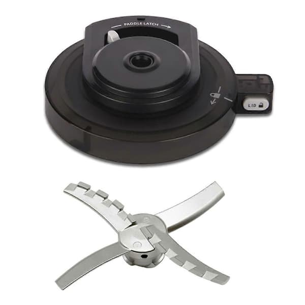 Outer Bowl Lid with Paddle for NC500/NC501 Series Ice Cream Maker, Reusable Creami Lid Replacement